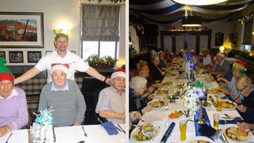 Spennymoor care home Residents enjoy festive meal